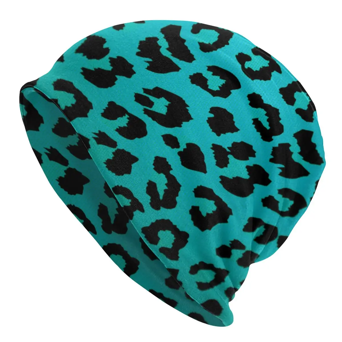 

Leopard Bonnet Hat Goth Outdoor Skullies Beanies Hats Colorful for Men Women Knitted Hat Spring Warm Dual-use Unisex Caps