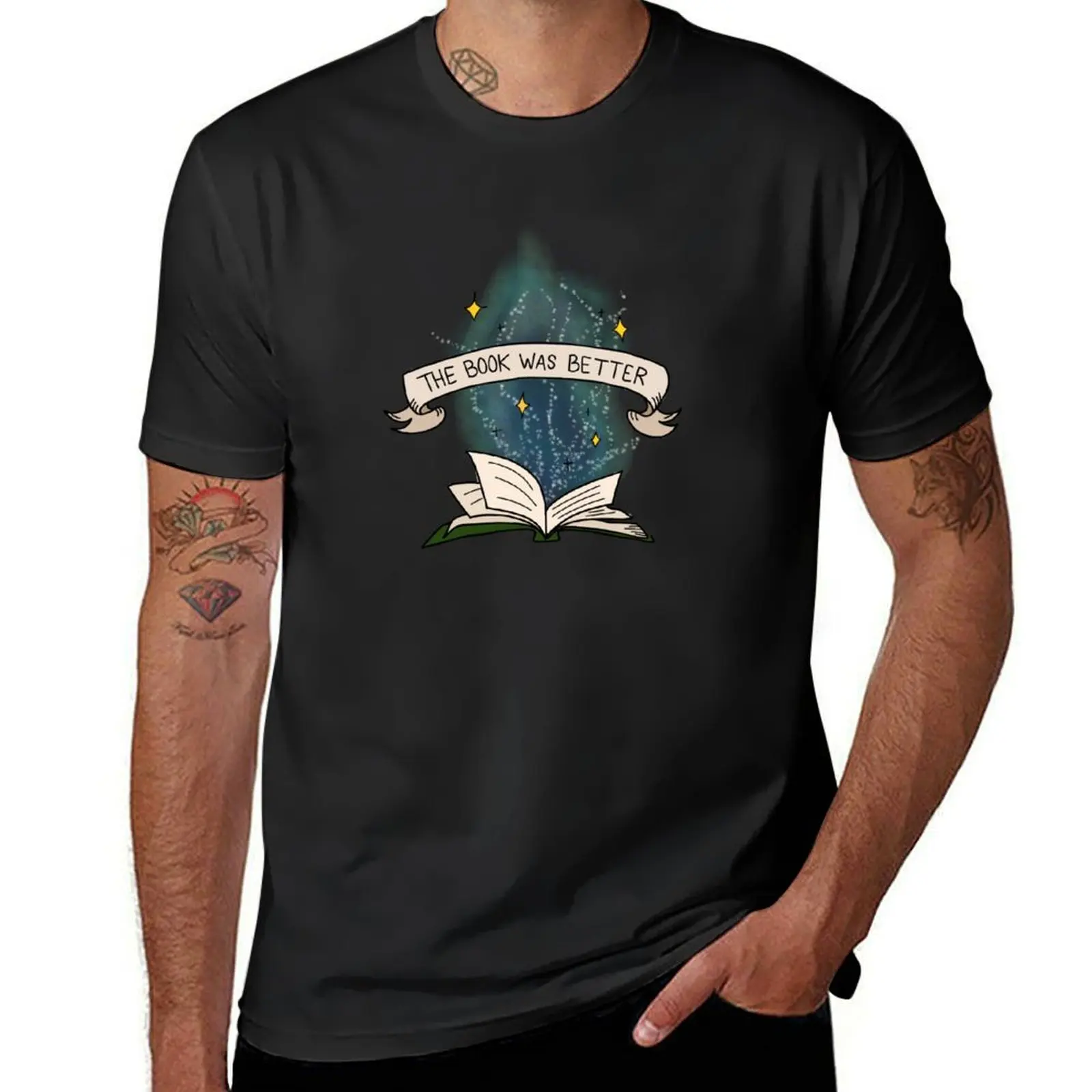 The book was better T-Shirt summer tops summer clothes Short sleeve tee mens graphic t-shirts big and tall
The book was better T-Shirt summer tops summer clothes Short sleeve tee mens graphic t-shirts big and tall