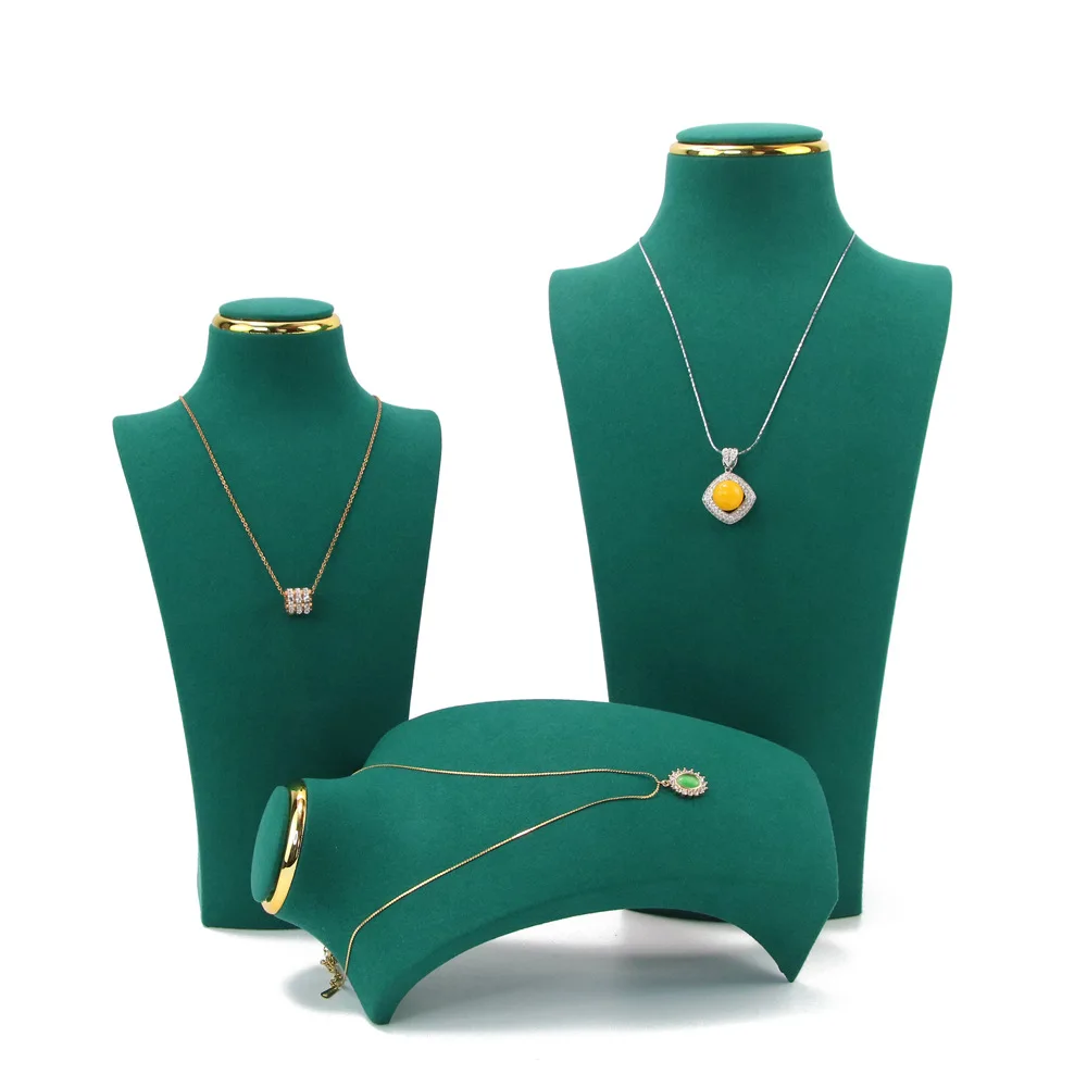 Wholesale Handmade Custom Luxury Velvet Display Bust Mannequin Custom Necklace Display Necklace Microfiber Display Stands
Wholesale Handmade Custom Luxury Velvet Display Bust Mannequin Custom Necklace Display Necklace Microfiber Display Stands