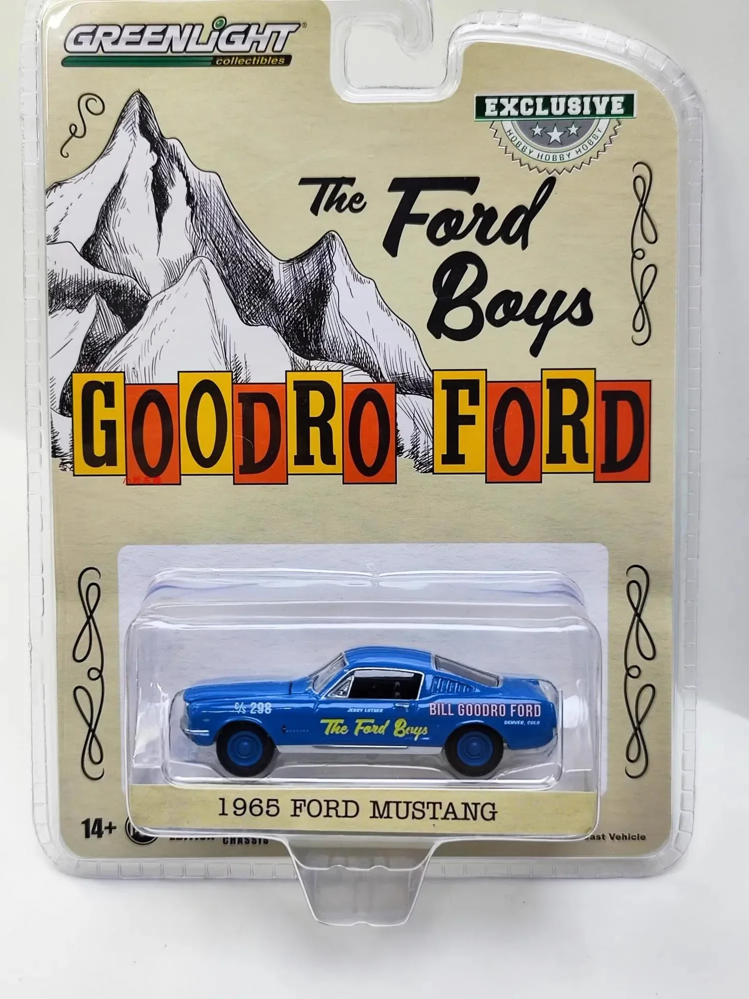 Модель автомобиля Ford Mustang Fastback - Bill Goodro Ford, 1:64, 1965, литый под давлением, из металлического сплава, игрушка для коллекции подарков 
Модель автомобиля Ford Mustang Fastback - Bill Goodro Ford, 1:64, 1965, литый под давлением, из металлического сплава, игрушка для коллекции подарков