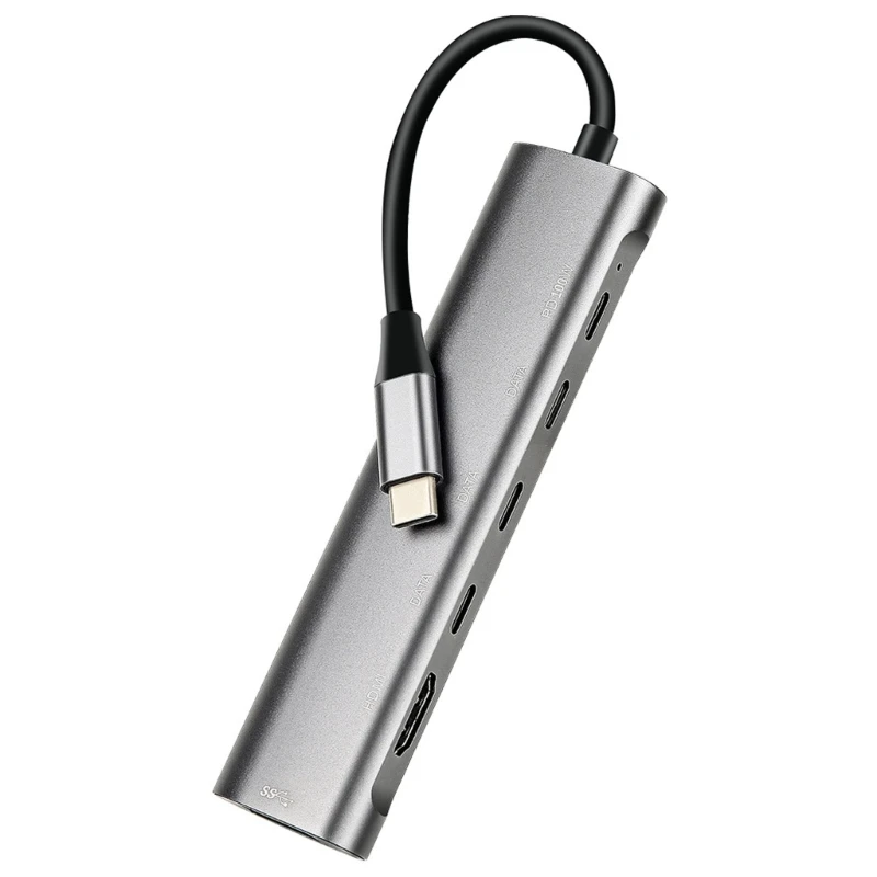 Концентратор типа C с 4K HDMI USB 3.0 Тип C PD Конструкция из алюминиевого сплава для портативных ПК
Концентратор типа C с 4K HDMI USB 3.0 Тип C PD Конструкция из алюминиевого сплава для портативных ПК
