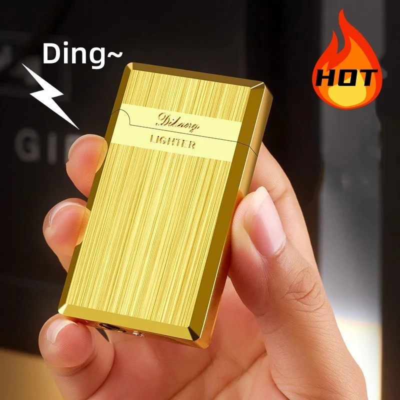 HOT Metal Windproof Langsheng Pulse Turbine Blue Flame Butane Gas Lighter Outdoor Portable Barbecue Cigar Lighter Men's Gift
HOT Metal Windproof Langsheng Pulse Turbine Blue Flame Butane Gas Lighter Outdoor Portable Barbecue Cigar Lighter Men's Gift