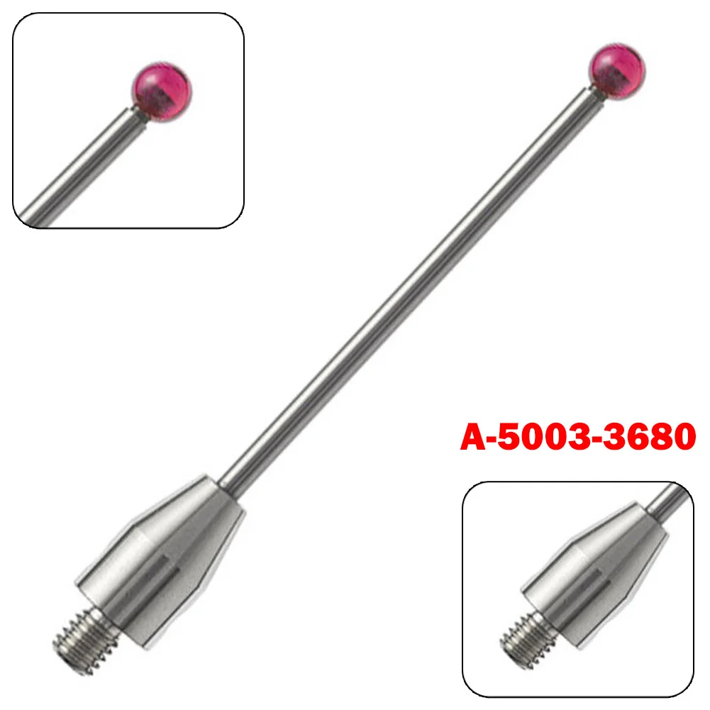 1pcs A-5003-3680 CMM Touch Probe Stylus Ceramic Stem Thread 3mm Tip 50mm Long CNC Machine Measuring Tools Accessories
1pcs A-5003-3680 CMM Touch Probe Stylus Ceramic Stem Thread 3mm Tip 50mm Long CNC Machine Measuring Tools Accessories