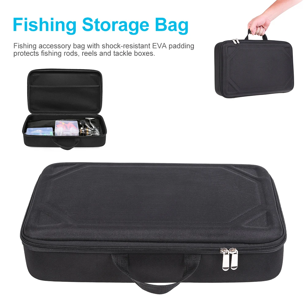 41cm Fishing Gear Storage Box EVA Multifunctional Shockproof Hard Shell Fishing Bag Suitable for Fishing Gear Storage Box
41cm Fishing Gear Storage Box EVA Multifunctional Shockproof Hard Shell Fishing Bag Suitable for Fishing Gear Storage Box