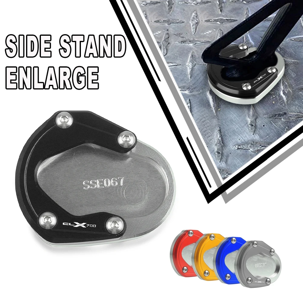 700 CL-X Motorcycle CNC Kickstand Sidestand Stand Extension Enlarger Support FOR CFMOTO 700 CL-X Heritage 2020-2023 2022 2021
700 CL-X Motorcycle CNC Kickstand Sidestand Stand Extension Enlarger Support FOR CFMOTO 700 CL-X Heritage 2020-2023 2022 2021