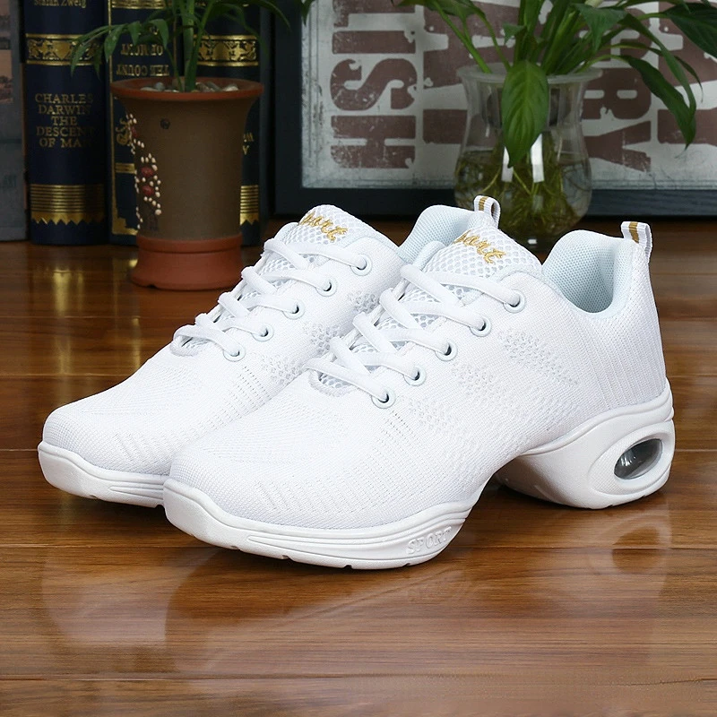 Woman Jazz Dancing Shoe Women's Dance Shoes High Quality Weaving Mesh Sneakers Lady Modern Female Sports
Woman Jazz Dancing Shoe Women's Dance Shoes High Quality Weaving Mesh Sneakers Lady Modern Female Sports