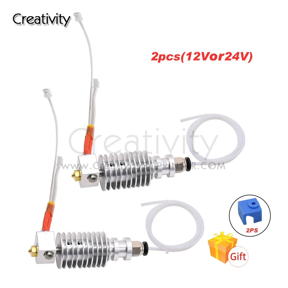 3d printer V5 Hotend Kit Extruder Hotend Kit 0.4mm V6 Nozzle 12V 24V Heater V5 Bowden J-head Hotend For Mega Chiron 3d printer
3d printer V5 Hotend Kit Extruder Hotend Kit 0.4mm V6 Nozzle 12V 24V Heater V5 Bowden J-head Hotend For Mega Chiron 3d printer