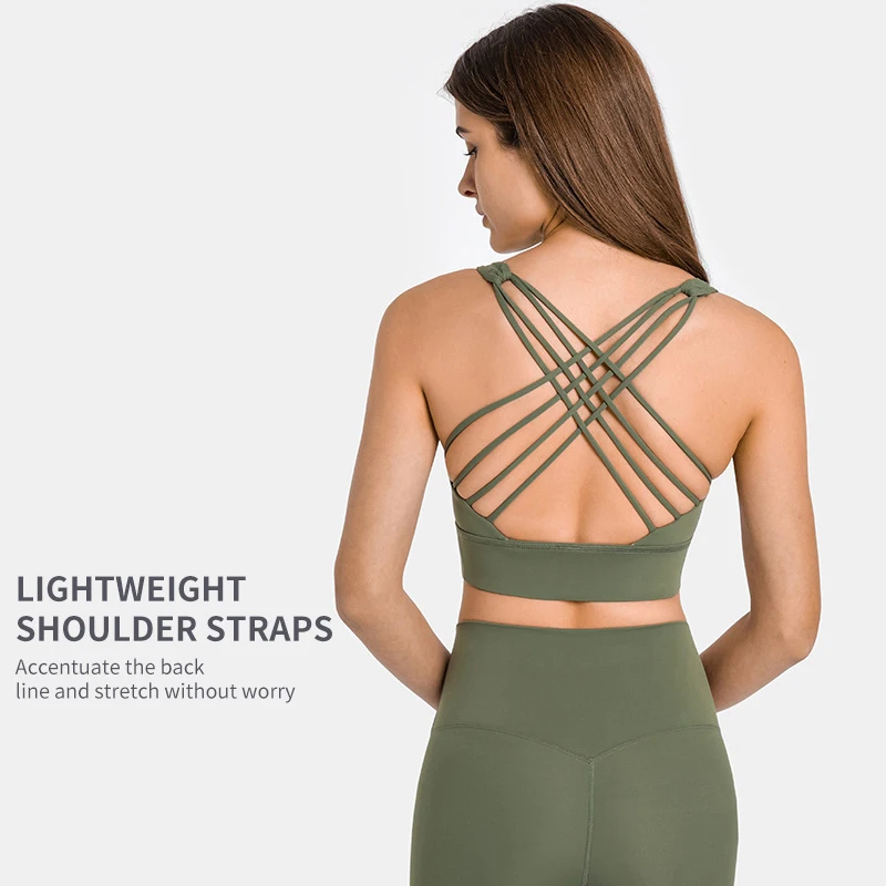New Fitness Sports Bra Women's High-strength Hem Widening Cross Beautiful Back Shockproof Gather Sports Bra with Chest Pad
New Fitness Sports Bra Women's High-strength Hem Widening Cross Beautiful Back Shockproof Gather Sports Bra with Chest Pad