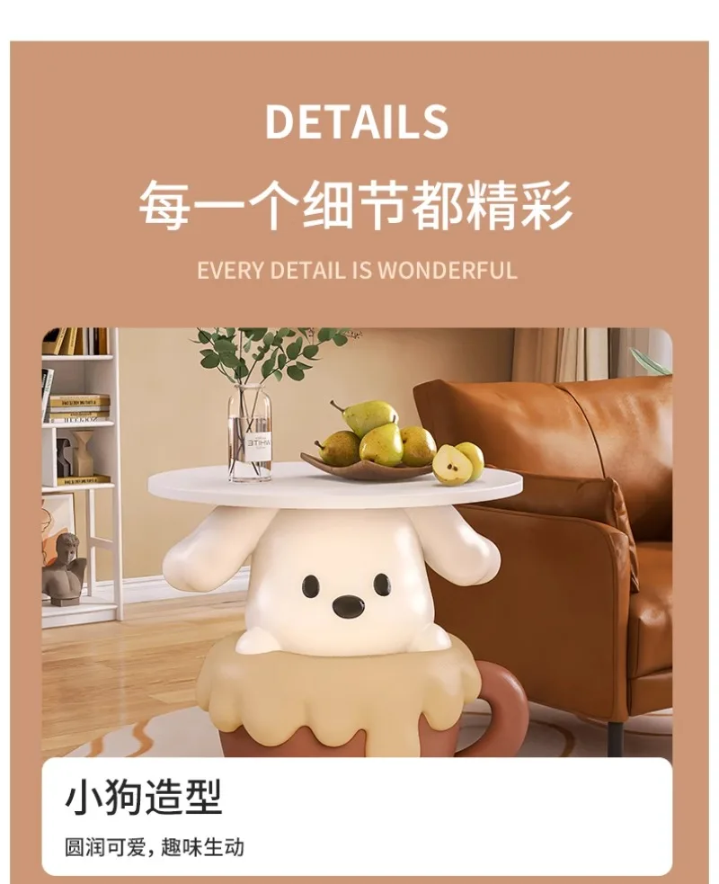 Ins Style Cartoon Teacup Dog Next To Sofa Bedside Table Living Room TV Cabinet Shelf Floor-standing Ornaments Home Decoration Ins Style Cartoon Teacup Dog Next To Sofa Bedside Table Living Room TV Cabinet Shelf Floor-standing Ornaments Home Decoration