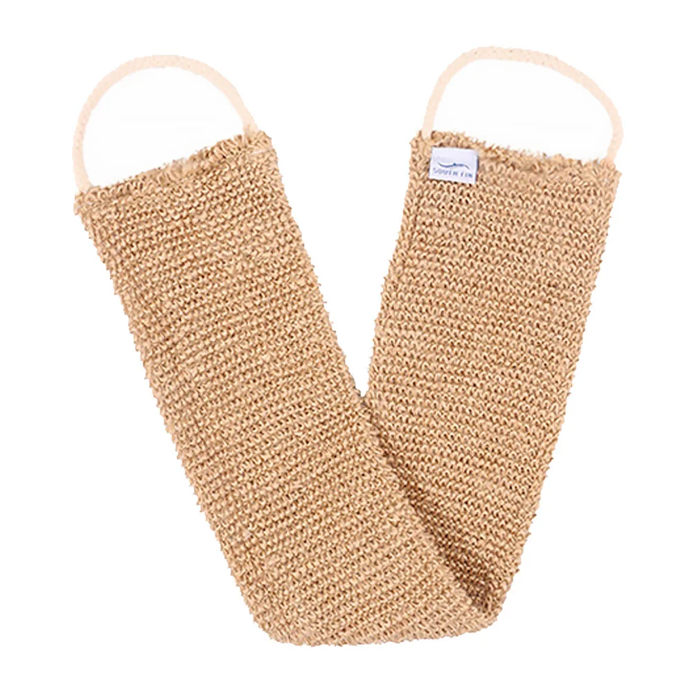 

Ramie Jute Bath Towel Shower Towel Exfoliating Belt Shower Scrubber Or Body Cleaning Bathroom Shower Strap