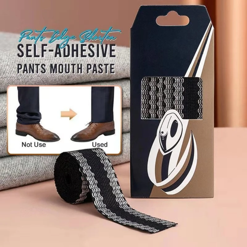 Self-Adhesive Pants Mouth Paste Iron-on Hem Tape Roll Sewing for Trouser Leg Pants Apparel Shorten Accessories
Self-Adhesive Pants Mouth Paste Iron-on Hem Tape Roll Sewing for Trouser Leg Pants Apparel Shorten Accessories