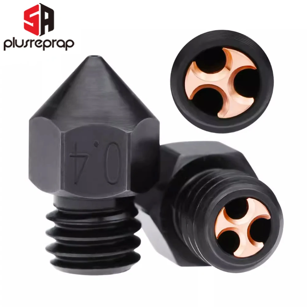 MK8 High Flow Clone CHT Harden Steel Nozzle for Ender 3 Ender-3 V2 Ender-5 CR10 Pro 3D Printer PEEK Carbon Fiber 1.75mm Filament
MK8 High Flow Clone CHT Harden Steel Nozzle for Ender 3 Ender-3 V2 Ender-5 CR10 Pro 3D Printer PEEK Carbon Fiber 1.75mm Filament