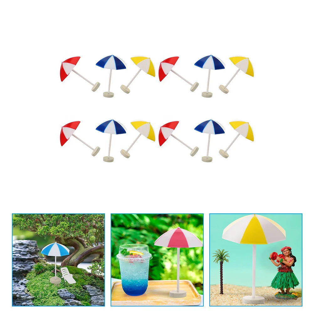 12 Pcs Fantastic Beach Umbrella Kids Toys House Miniature Room Umbrellas Plastic Accessories Childrens
12 Pcs Fantastic Beach Umbrella Kids Toys House Miniature Room Umbrellas Plastic Accessories Childrens