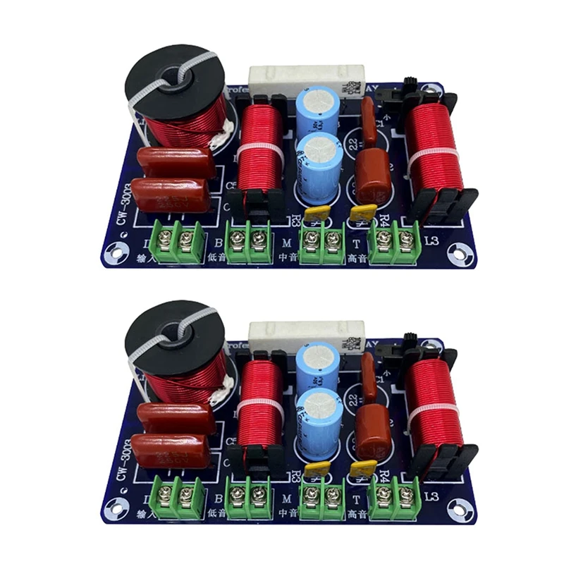 2X 3-сторонний делитель частоты Hifi динамика, разделитель частоты Hifi, фильтр-кроссовер, дистрибьютор «сделай сам», сценический автомобильный аудио низкочастотный динамик, фильтр динамика
2X 3-сторонний делитель частоты Hifi динамика, разделитель частоты Hifi, фильтр-кроссовер, дистрибьютор «сделай сам», сценический автомобильный аудио низкочастотный динамик, фильтр динамика