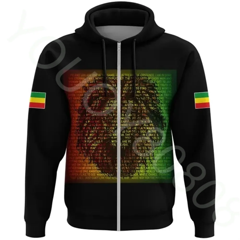 African Region Country Flag Men's Clothing Casual Loose Reggae and Rastafarian Quotes Black Zip Hoodie Zip Hoodie
African Region Country Flag Men's Clothing Casual Loose Reggae and Rastafarian Quotes Black Zip Hoodie Zip Hoodie