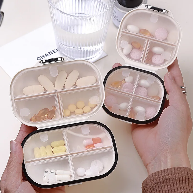 

Portable Travel Pill Cases Box, Moisture Proof Pills Container, Storage Organizer, Medicine Box Holder, Tablets Dispenser