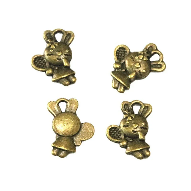 80Pcs/Lot 16*11MM Antique Bronze Plated Rabbit Charms Pendant DIY Jewelry Accessories
80Pcs/Lot 16*11MM Antique Bronze Plated Rabbit Charms Pendant DIY Jewelry Accessories