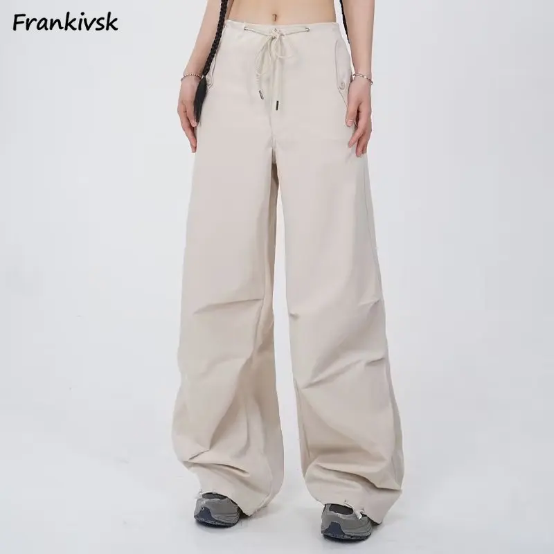 Vintage Pants Women Popular Loose Couples All-match Summer Hot Sales Basic Trousers Drawstring Design Stylish Ulzzang Clothes
Vintage Pants Women Popular Loose Couples All-match Summer Hot Sales Basic Trousers Drawstring Design Stylish Ulzzang Clothes