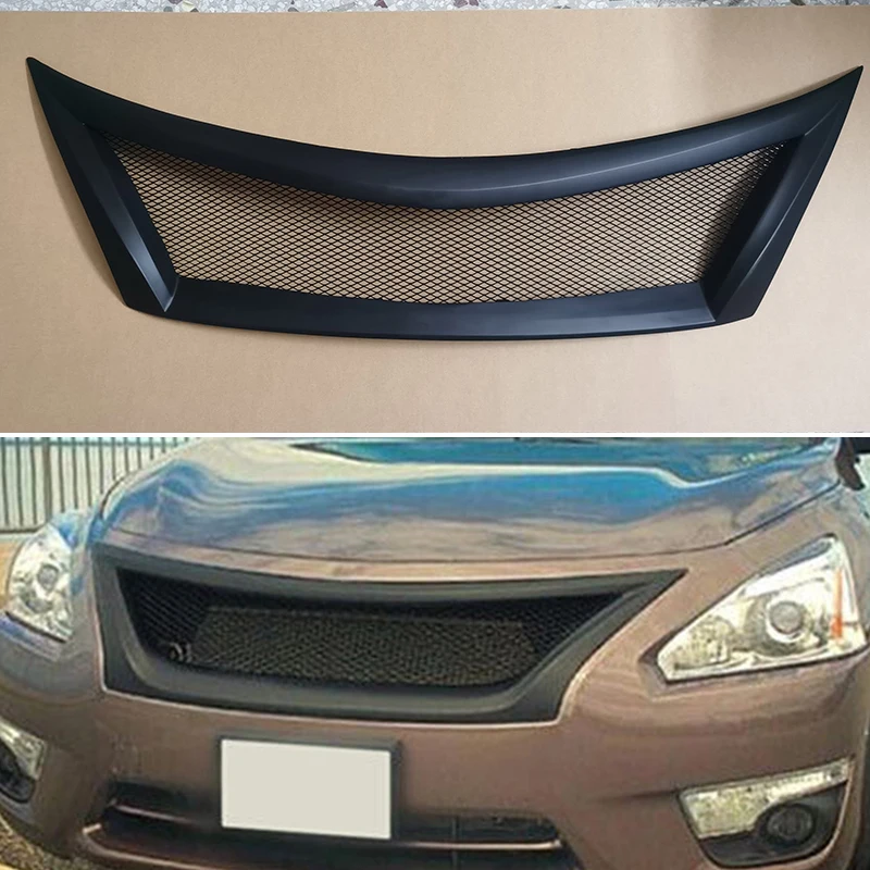 Для Nissan Altima 2013, 2014, 2015 год, гоночная решетка, матовый черный гриль, комплект аксессуаров для корпуса
Для Nissan Altima 2013, 2014, 2015 год, гоночная решетка, матовый черный гриль, комплект аксессуаров для корпуса