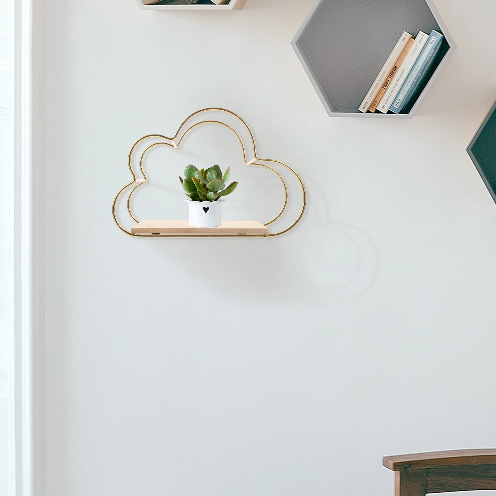 2Pcs Modern Wall Floating Shelf Cloud Shape Floating Shelf Nordic Style Wall Photo Artwork Holder
2Pcs Modern Wall Floating Shelf Cloud Shape Floating Shelf Nordic Style Wall Photo Artwork Holder