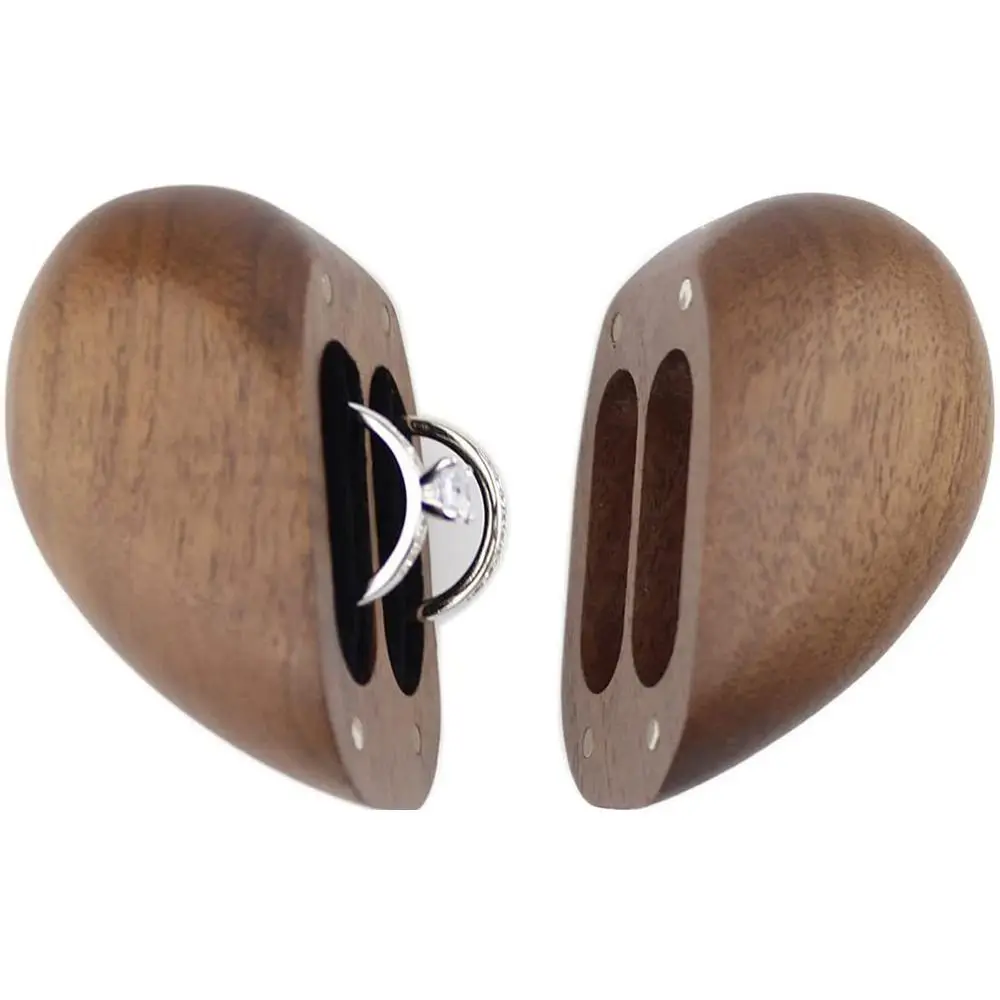Heart-shaped Ring Box Vintage Wooden Velvet Wedding Ring Case Magnetic Soft Interior Earrings Storage Box Engagement
Heart-shaped Ring Box Vintage Wooden Velvet Wedding Ring Case Magnetic Soft Interior Earrings Storage Box Engagement