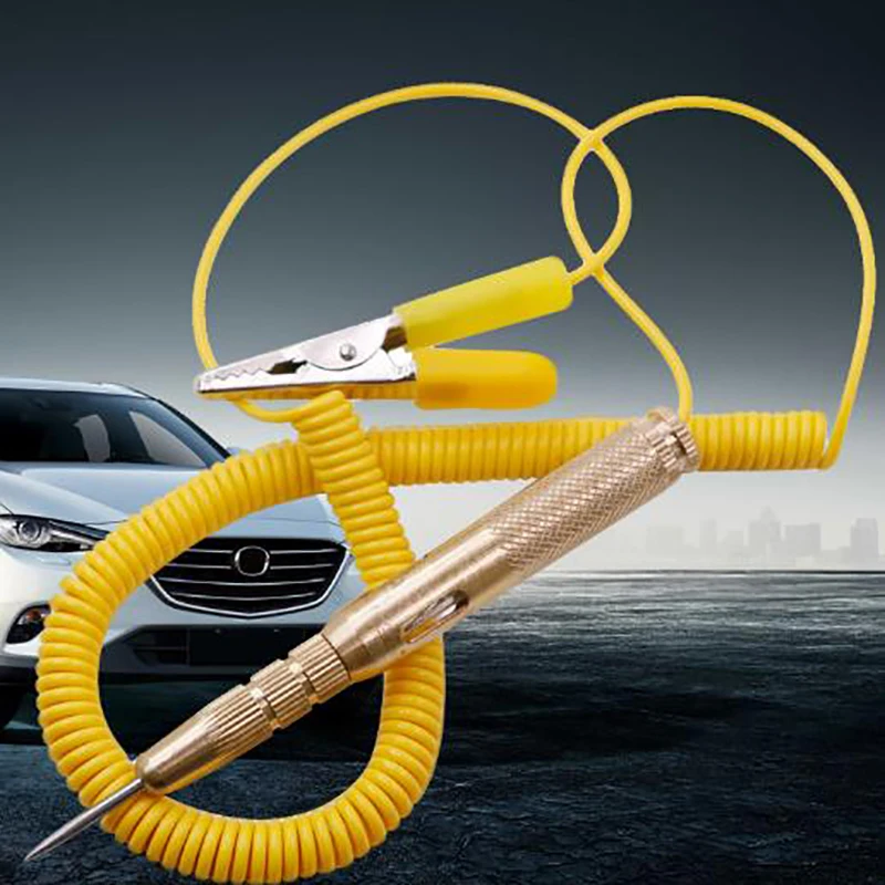 Diagnostic Tools DC 6V 12V 24V Copper Auto Car Light Circuit Tester Lamp Voltage Test Pen Detector Probe Light System Test
Diagnostic Tools DC 6V 12V 24V Copper Auto Car Light Circuit Tester Lamp Voltage Test Pen Detector Probe Light System Test