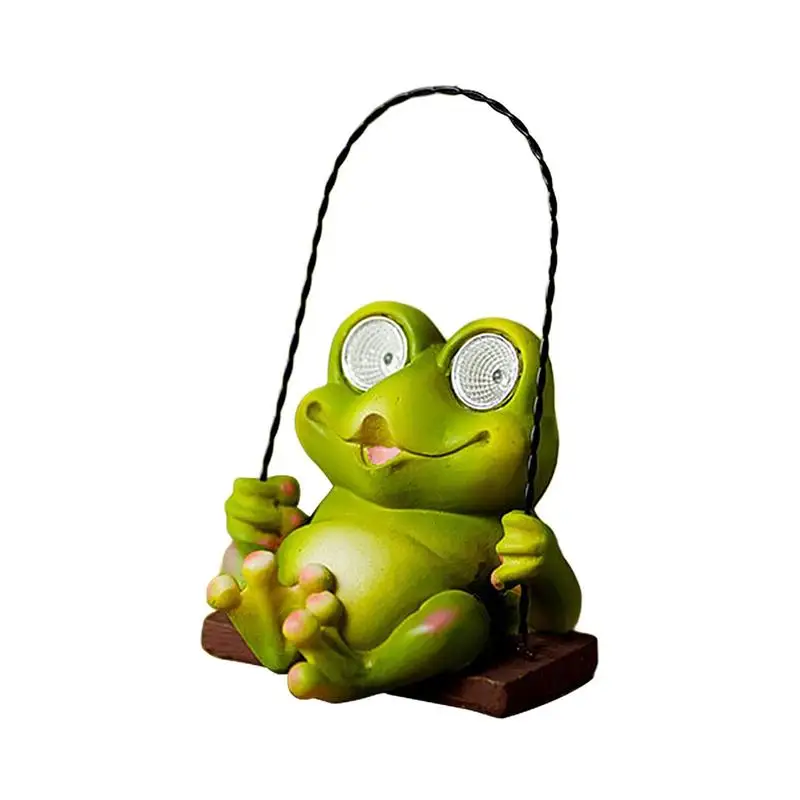 Solar Frog Lamp Solar Garden Lamp With Cute Frog Light Decor Frog Ornament Outdoor Swing Frog Animal Solar Lamp For Lawn Yard 
Solar Frog Lamp Solar Garden Lamp With Cute Frog Light Decor Frog Ornament Outdoor Swing Frog Animal Solar Lamp For Lawn Yard