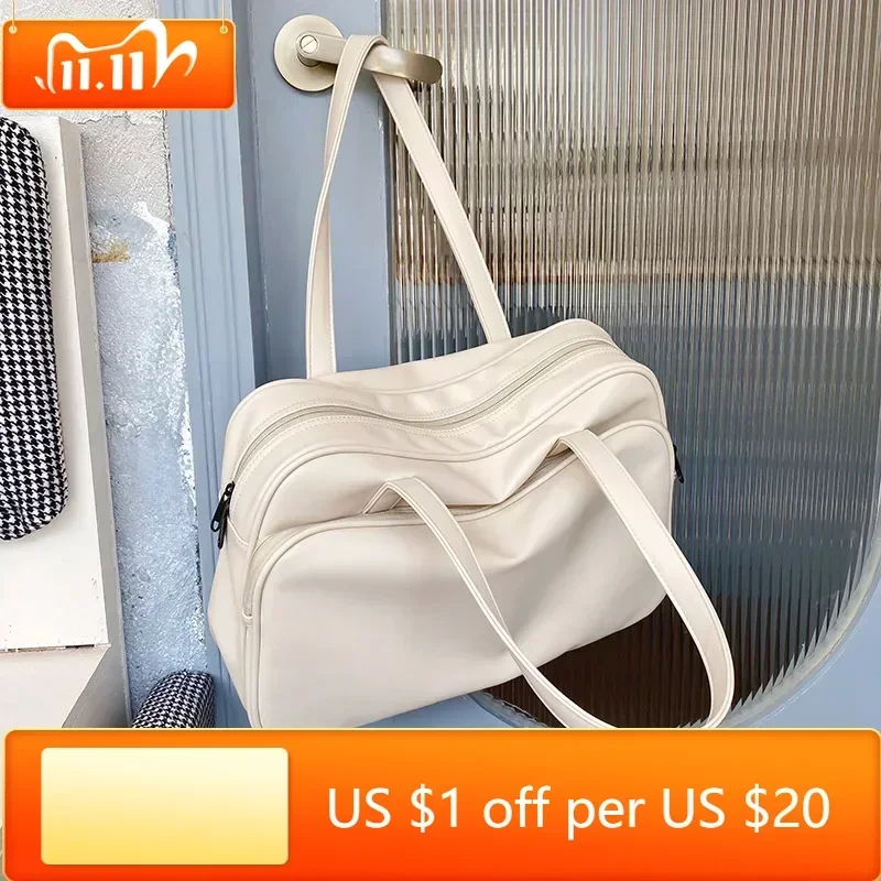 Women Japanese Casual Shoulder Underarm Bag Trendy Large Capacity Totes Female Design Texture Soft PU Travel Handbag Bags
Women Japanese Casual Shoulder Underarm Bag Trendy Large Capacity Totes Female Design Texture Soft PU Travel Handbag Bags