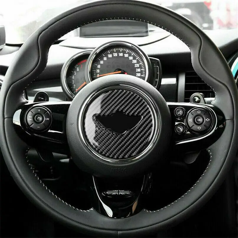 Carbon Fiber Steering Wheel Sticker Cover Trim For Mini For Coper R55 R56 F54 F60 Car Interior Decorative Stickers
Carbon Fiber Steering Wheel Sticker Cover Trim For Mini For Coper R55 R56 F54 F60 Car Interior Decorative Stickers