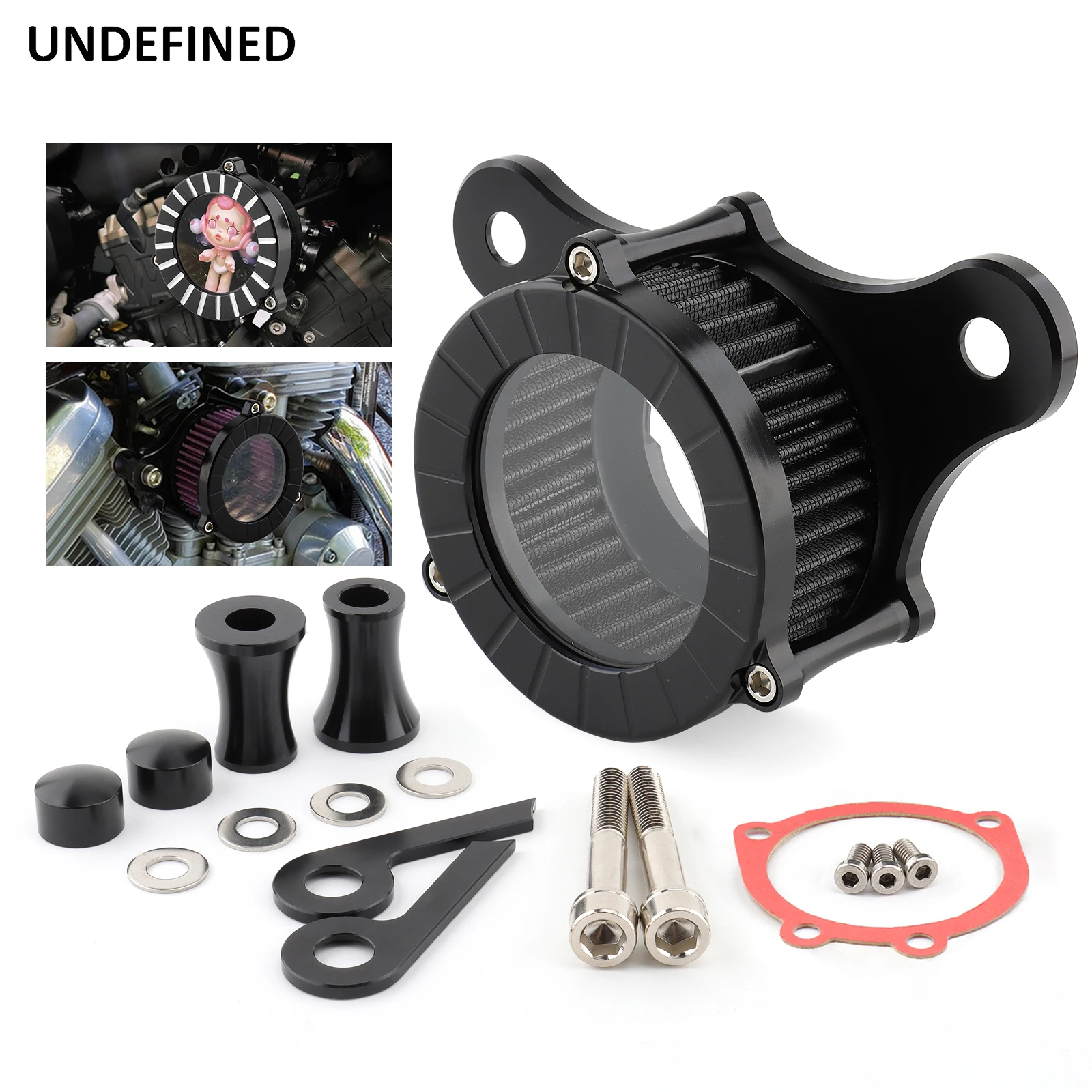 Black Air Cleaner Filter Intake Filter System Kit For Harley Softail Dyna FXR Fat Bob Wide Glide Touring Road Street Glide 93-07
Black Air Cleaner Filter Intake Filter System Kit For Harley Softail Dyna FXR Fat Bob Wide Glide Touring Road Street Glide 93-07