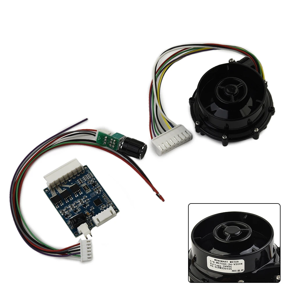 70*70*37.5mm WS7040 12V/24V Centrifugal Blower Small High Pressure DC Brushless Centrifugal Blower External Driver Controller
70*70*37.5mm WS7040 12V/24V Centrifugal Blower Small High Pressure DC Brushless Centrifugal Blower External Driver Controller