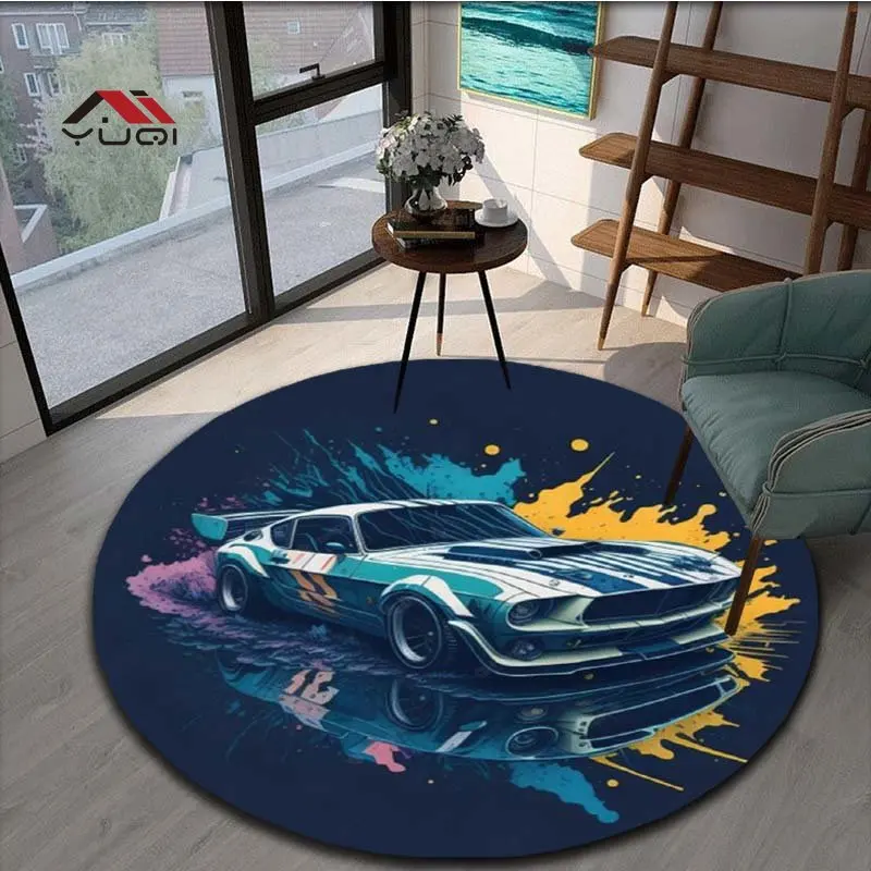 19 Styles Racing Car Pattern Round Carpet for Living Room Rugs Kids Carpet Soft Non-slip Floor Mat for Bedroom Carpet Tapis
19 Styles Racing Car Pattern Round Carpet for Living Room Rugs Kids Carpet Soft Non-slip Floor Mat for Bedroom Carpet Tapis
