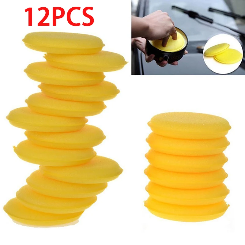 12Pcs Car Waxing Sponge Yellow Car Waxing Polishing Foam Sponge Wax Applicator Cleaning Pads Car Round Waxing Polish Sponges
12Pcs Car Waxing Sponge Yellow Car Waxing Polishing Foam Sponge Wax Applicator Cleaning Pads Car Round Waxing Polish Sponges