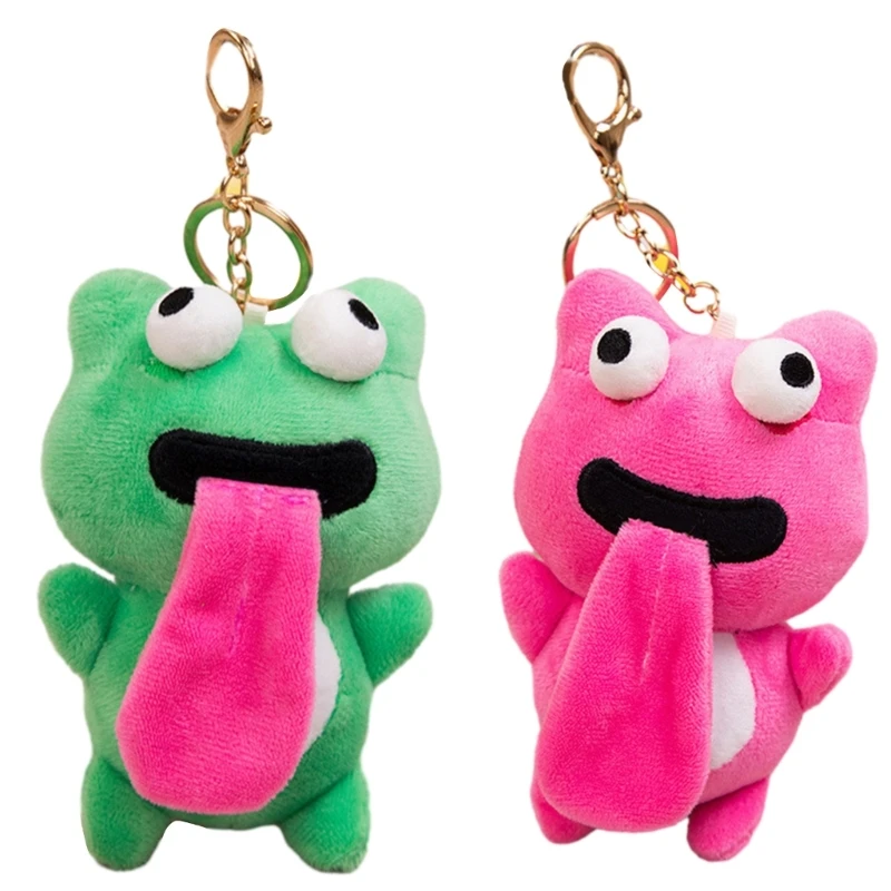 Sticking Out Tongue Pendant Plush Keychain Big Eyes Attraction Toy Birthday Gift Backpack Charm
Sticking Out Tongue Pendant Plush Keychain Big Eyes Attraction Toy Birthday Gift Backpack Charm