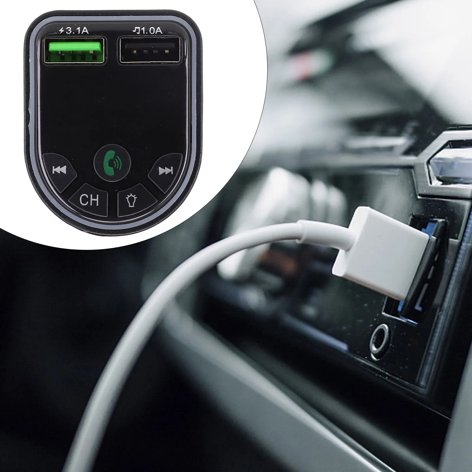 Автомобильный MP3-плеер, 1 шт, Bluetooth 5,0, беспроводной аудиоресивер громкой связи с двумя USB и быстрой зарядкой 5,0 А, версия + EDR A2DP
Автомобильный MP3-плеер, 1 шт, Bluetooth 5,0, беспроводной аудиоресивер громкой связи с двумя USB и быстрой зарядкой 5,0 А, версия + EDR A2DP