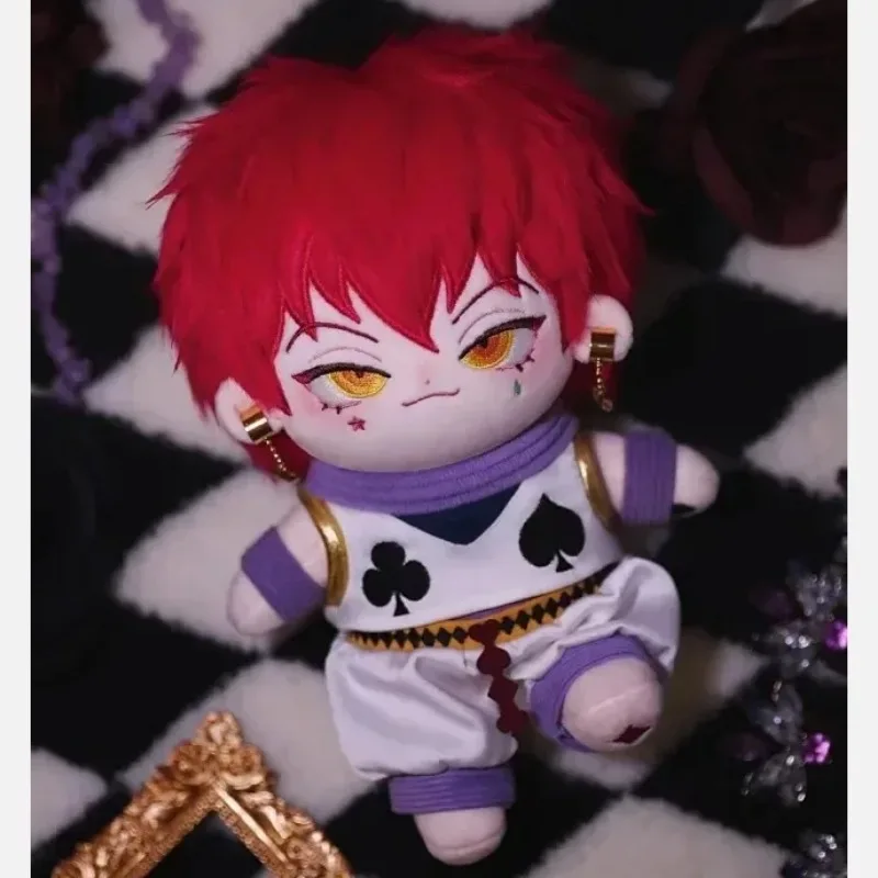 Классное аниме HUNTER×HUNTER Hisoka с красными волосами для мальчиков, плюшевая кукла, наряд, одежда, хлопковая плюшевая Косплей-игра, 20 см, рождественский подарок
Классное аниме HUNTER×HUNTER Hisoka с красными волосами для мальчиков, плюшевая кукла, наряд, одежда, хлопковая плюшевая Косплей-игра, 20 см, рождественский подарок