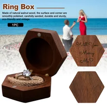 Engagement Wedding Ring Box Black Walnut Wooden Box Organizer Rings Vintage Box Earrings Necklace Gifts For Small Boxes
Engagement Wedding Ring Box Black Walnut Wooden Box Organizer Rings Vintage Box Earrings Necklace Gifts For Small Boxes