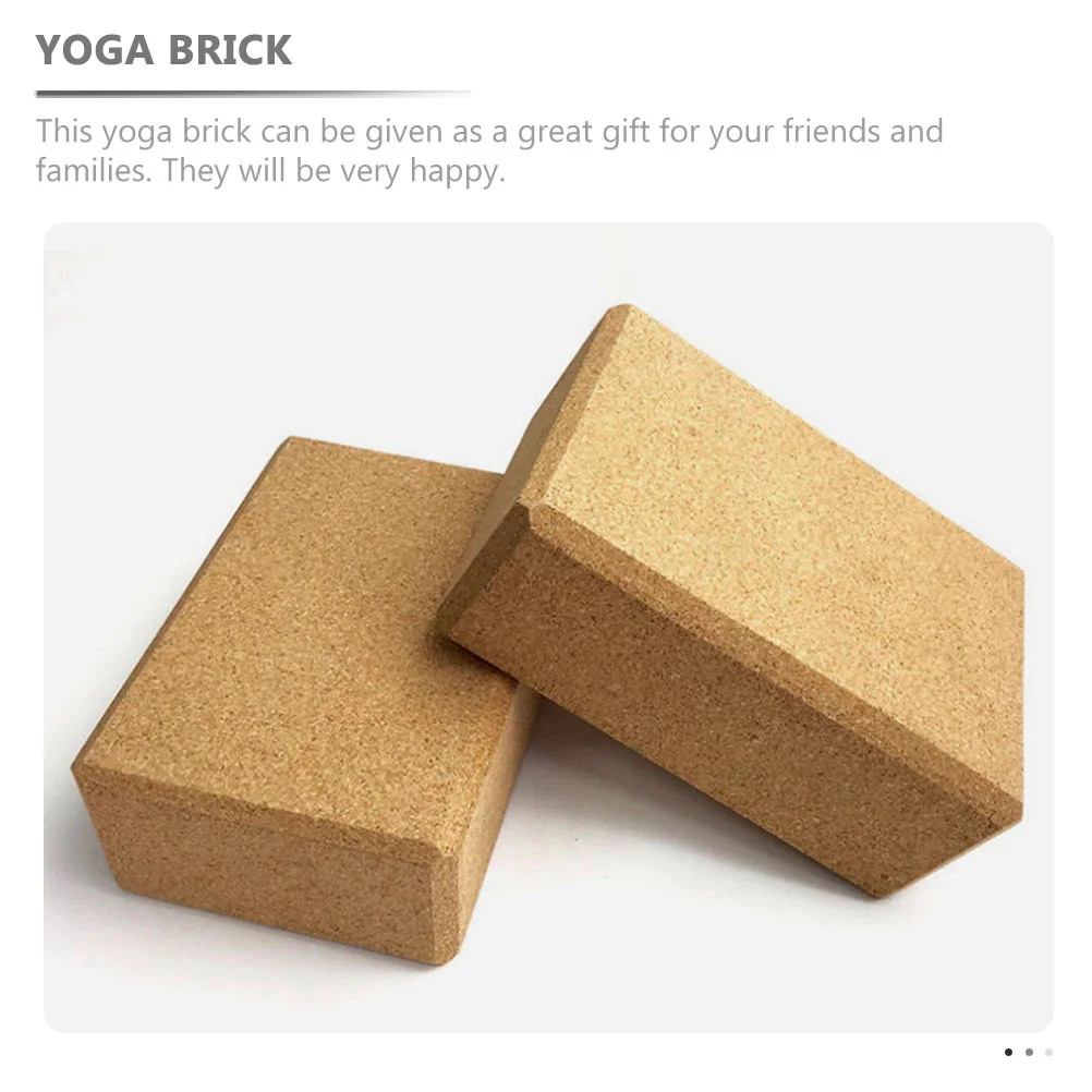 

Cork Pilates Foam Brick Dancer Natural Yoga Blocks Block High Density Dancing Training Brick Equipment Supply Natural