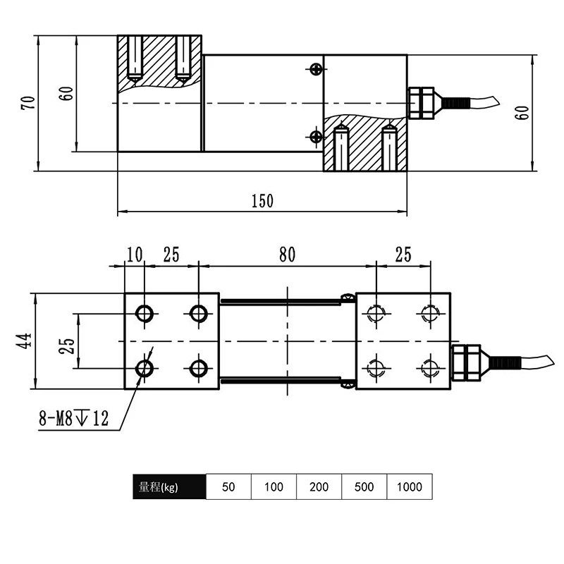 Force-measuring, Tension and Pressure Seal of Automatic Control System of Cantilever Beam Weighing Sensor Garden Tools
Force-measuring, Tension and Pressure Seal of Automatic Control System of Cantilever Beam Weighing Sensor Garden Tools
