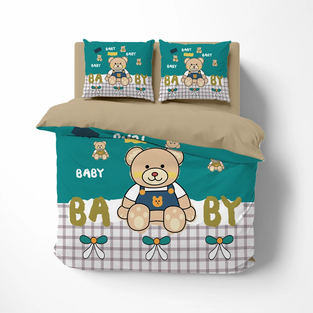Luxury 3D Bedding set Europe King Double Duvet cover set Bed linen Comfortable Blanket/Quilt cover Bed Set for children bear
Luxury 3D Bedding set Europe King Double Duvet cover set Bed linen Comfortable Blanket/Quilt cover Bed Set for children bear