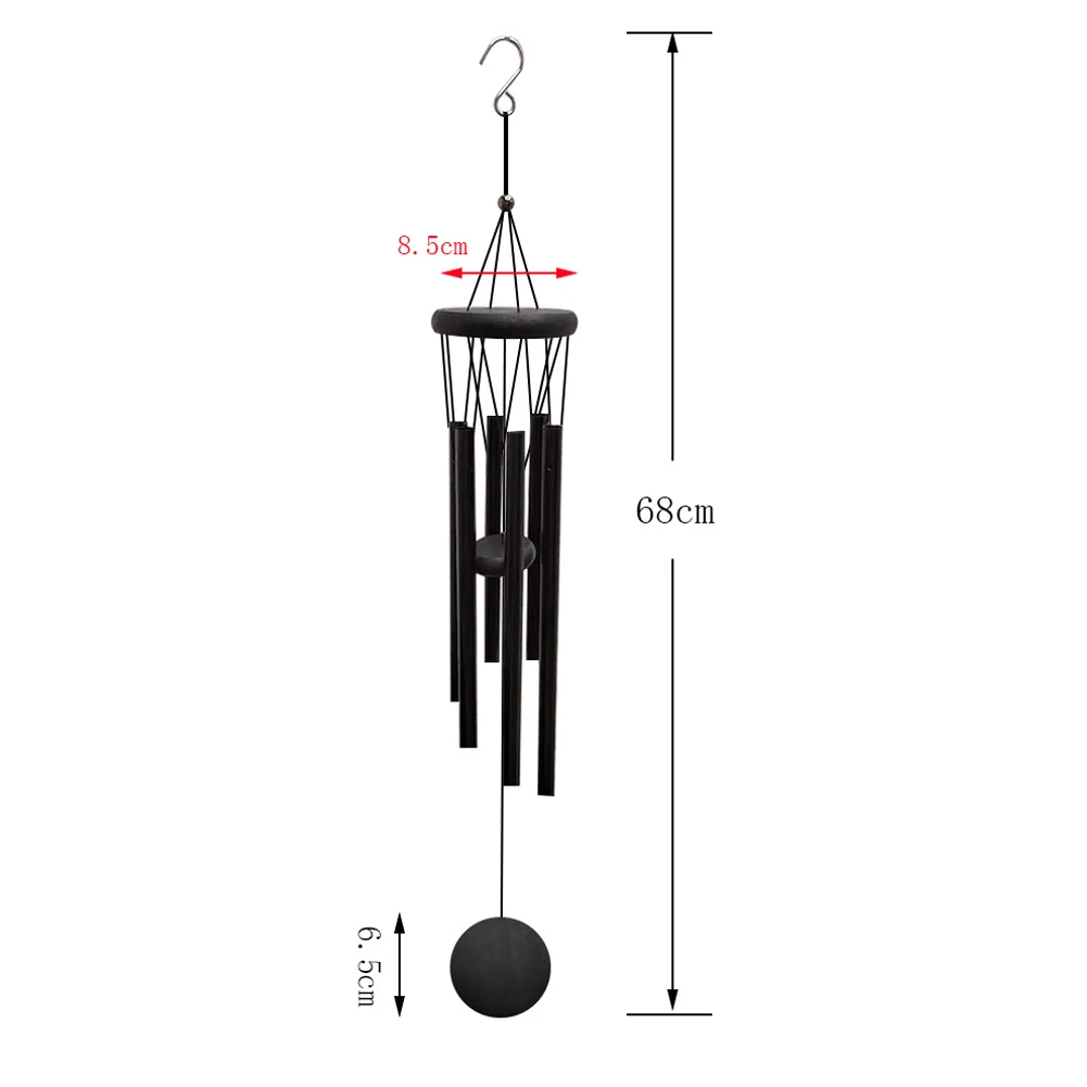 6 Tubes 68cm Outdoor Windchime Bell Garden Decor Pendant Hanging Yard Garden Tubes Bells Metal Antique Home Decor
6 Tubes 68cm Outdoor Windchime Bell Garden Decor Pendant Hanging Yard Garden Tubes Bells Metal Antique Home Decor