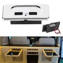 Motorhome Dual USB Ports Charger Camper Accessories 12V/24V 3.1A Power Supply Socket Charger Waterproof Electronics Accessories
Motorhome Dual USB Ports Charger Camper Accessories 12V/24V 3.1A Power Supply Socket Charger Waterproof Electronics Accessories