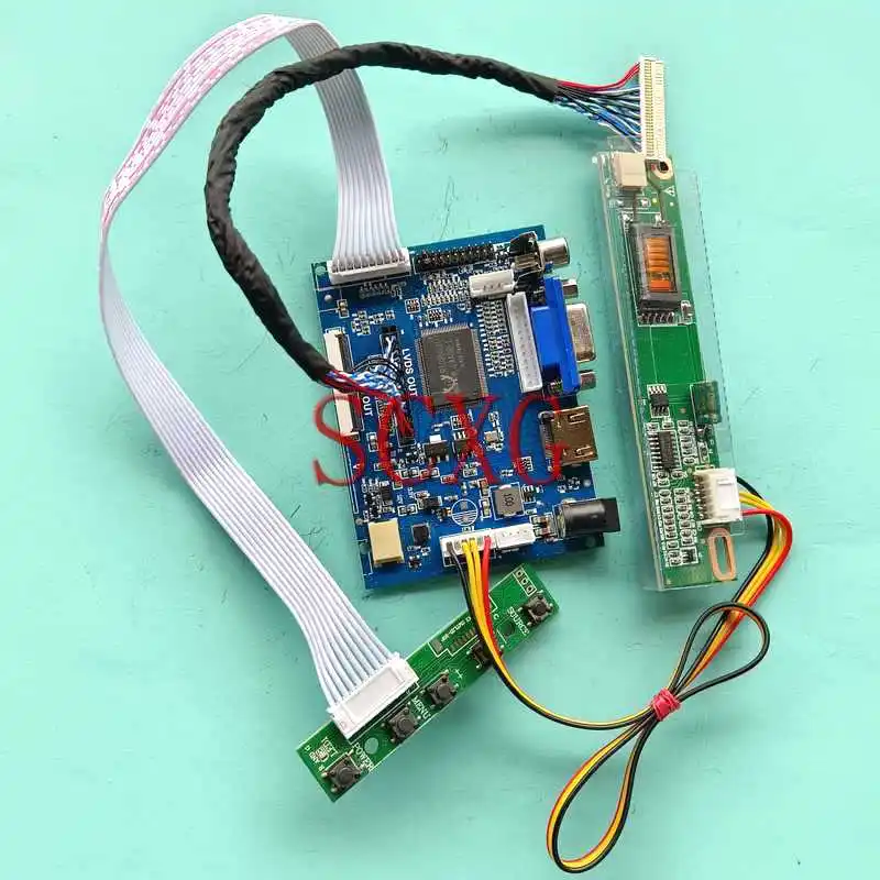 For B154PW01 B154PW02 Laptop Display Screen Controller Board DIY Kit 1CCFL LVDS 30 Pin 15.4" AV VGA HDMI-Compatible 1440*900
For B154PW01 B154PW02 Laptop Display Screen Controller Board DIY Kit 1CCFL LVDS 30 Pin 15.4" AV VGA HDMI-Compatible 1440*900