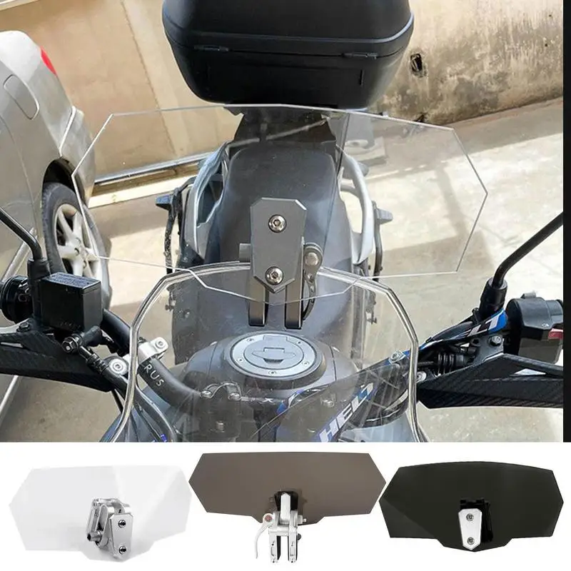300g NEW Motorcycle Windshield Adjustable Spoiler Clamp-On Windscreen Deflector Wear-resistant Small Windshield Installed
300g NEW Motorcycle Windshield Adjustable Spoiler Clamp-On Windscreen Deflector Wear-resistant Small Windshield Installed
