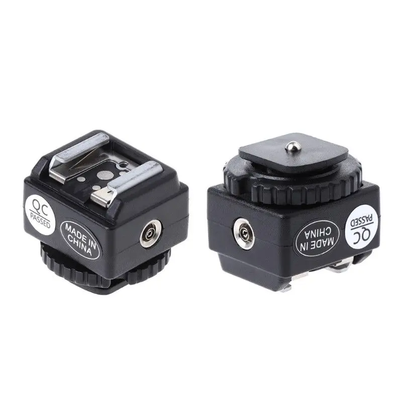 Photographers Hot Shoe Converter 1PCS Camera Metal+Plastic Port 29*26 *30mm Black For Nikon Flash To Canon PC Sync
Photographers Hot Shoe Converter 1PCS Camera Metal+Plastic Port 29*26 *30mm Black For Nikon Flash To Canon PC Sync