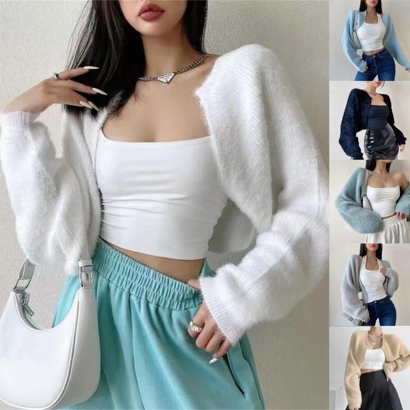 Casual Open Front Cardigan long Sleeve Loos Crop Tops Versatile and Fashionable Addition to Your Wardrobe Dropship
Casual Open Front Cardigan long Sleeve Loos Crop Tops Versatile and Fashionable Addition to Your Wardrobe Dropship