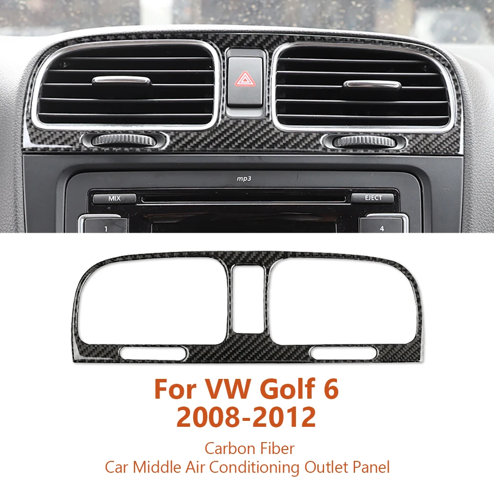 For Volkswagen VW Golf 6 2008-2012 Carbon Fiber Car Middle Air Conditioning Outlet Decorative Sticker Auto Interior Accesorios
For Volkswagen VW Golf 6 2008-2012 Carbon Fiber Car Middle Air Conditioning Outlet Decorative Sticker Auto Interior Accesorios