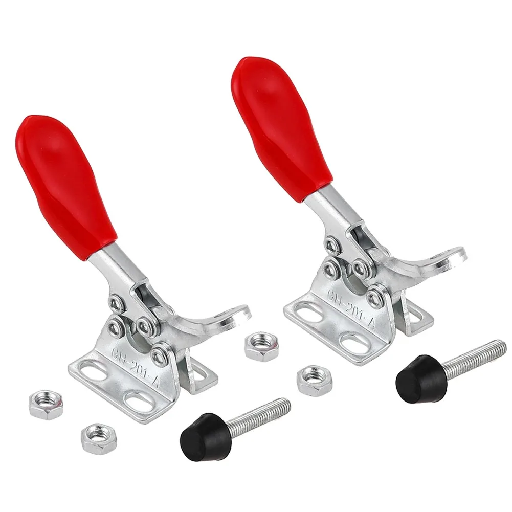 2Pcs GH-201A 27Kg Quick Release Toggle Clamps Horizontal Clamp U-shaped Bar Hand Clip Woodworking Tool For Wood Circuit Boards
2Pcs GH-201A 27Kg Quick Release Toggle Clamps Horizontal Clamp U-shaped Bar Hand Clip Woodworking Tool For Wood Circuit Boards