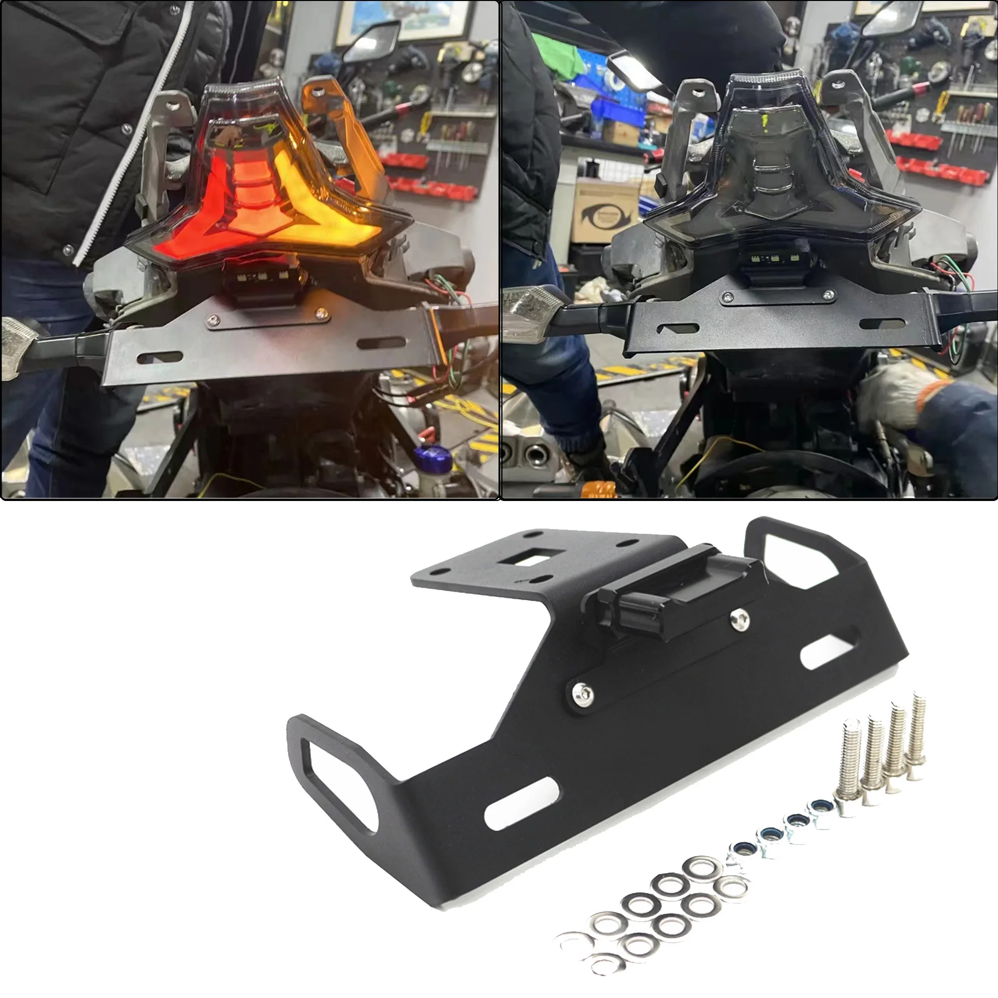 Motorcycle Accessories Modified License Plate Bracket Rear Registration Plates Holder Parts Cafe Racer for Kawasaki Z1000 14-17
Motorcycle Accessories Modified License Plate Bracket Rear Registration Plates Holder Parts Cafe Racer for Kawasaki Z1000 14-17