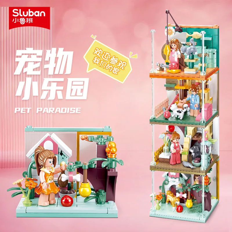 Sluban B0919 Pets House Cat 4 IN 1 Building Blocks Kids DIY Educational Bricks Toys Gift For Children Girls
Sluban B0919 Pets House Cat 4 IN 1 Building Blocks Kids DIY Educational Bricks Toys Gift For Children Girls